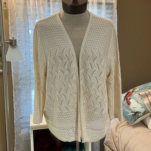 Chico’s Open weave Sweater